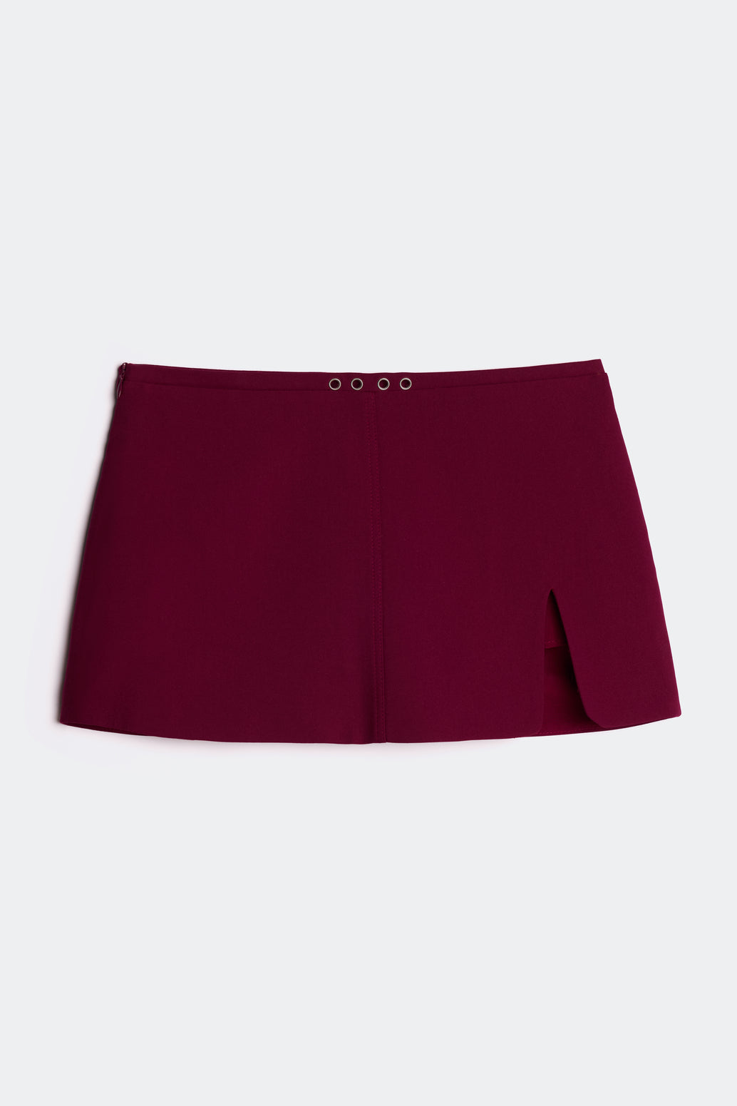 Letrend Burgundy A-Line Skirt